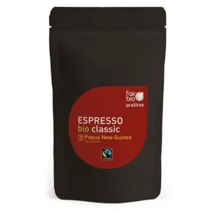 Espresso classic Papua Nová Guinea BIO Mletá 200g | Fair & Bio pražírna