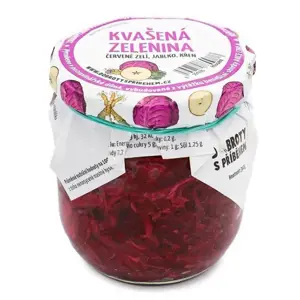 Kvašená zelenina PICKLES - Zelí, jablko, křen 340g | DOBROTYSPRIBEHEM.CZ