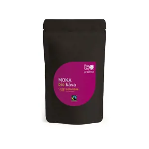 Moka káva Colombia BIO Zrnková 200g | Fair & Bio pražírna