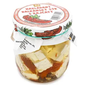 Nakládaný balkánský sýr s rajčaty 395 g | DOBROTYSPRIBEHEM.CZ