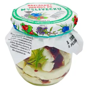 Nakládaný hermelín po MYSLIVECKU 375g | DOBROTYSPRIBEHEM.CZ