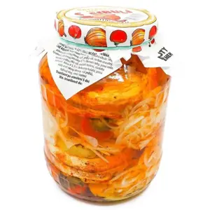 Nakládaný hermelín S CIBULÍ 1550g | DOBROTYSPRIBEHEM.CZ