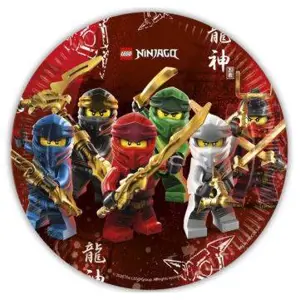 Alvarak papírové talíře Lego Ninjago (8 ks)