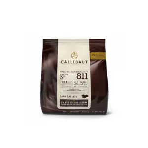 Callebaut Pravá hořká čokoláda 54,5% (0,4 kg)