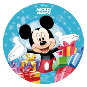 Dekora jedlý obrázek na hmotě Mickey Mouse 20 cm