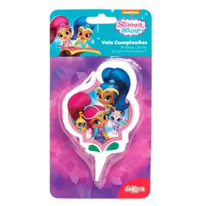 Dekora svíčka Shimmer and Shine 2D