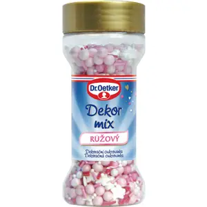 Dr. Oetker Dekor mix růžový (50 g)