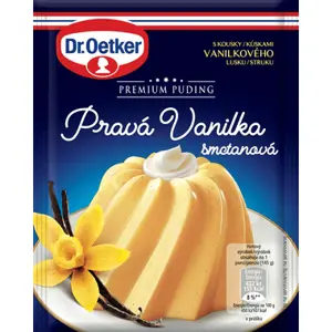 Dr. Oetker Premium puding Pravá vanilka smetanová (40 g)