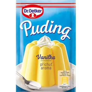 Dr. Oetker Puding příchuť vanilka (38 g)