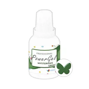 Food Colours gelová barva PowerGel Mysterious Green 20 g