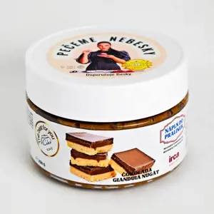 Náplň do pralinek a dortů IRCA Pralin Delicrisp Čokoláda Gianduia nugát 250 g Besky edice