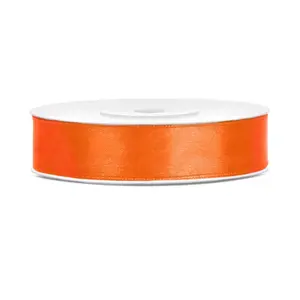 Oranžová stuha 12 mm x 25 m (1 ks)