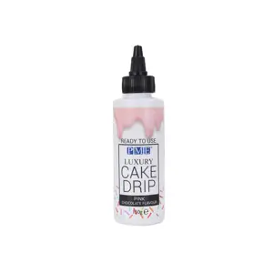 PME růžová čokoládová poleva Luxury Cake Drip (150 g)