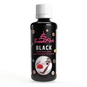 SweetArt airbrush barva tekutá Black (90 ml)