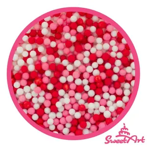 SweetArt cukrové perly Love mix 5 mm (1 kg)