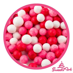 SweetArt cukrové perly Love mix 7 mm (1 kg)