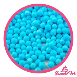 SweetArt cukrové perly nebesky modré 5 mm (1 kg)