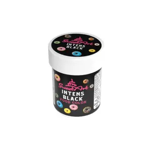 SweetArt gelová barva Intense Black (30 g)