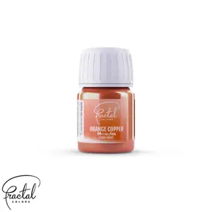 Tekutá metalická barva Fractal - Orange Copper (30 ml)